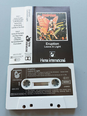 ERUPTION '' Leave a light '' NEU !!!, MC tape Kassette