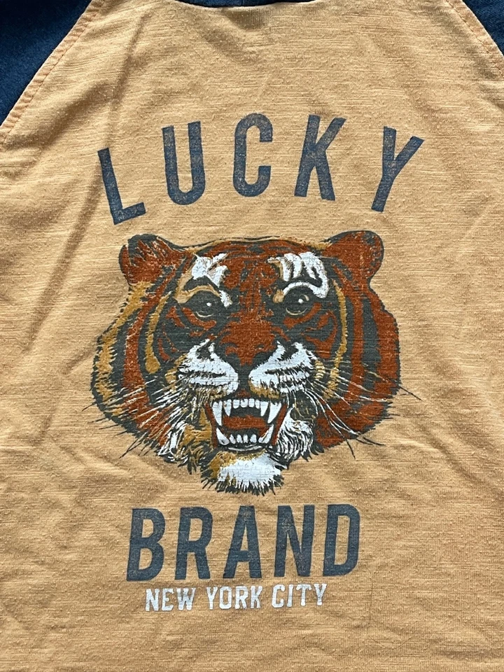 Lucky Brand Shirt Toddler 4T Orange Lightweight Hooded Short Sleeve Pullover - Image 3 of 4