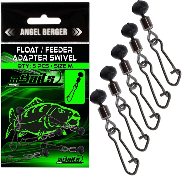 Magic Baits Float - Feeder Adapter Swivel Method Schnellwechsel Wirbel Posena...-image