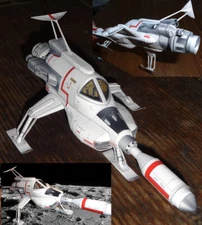 UFO Interceptor 3D DIY HandmadeToy Paper Model Kit Handmade Toy