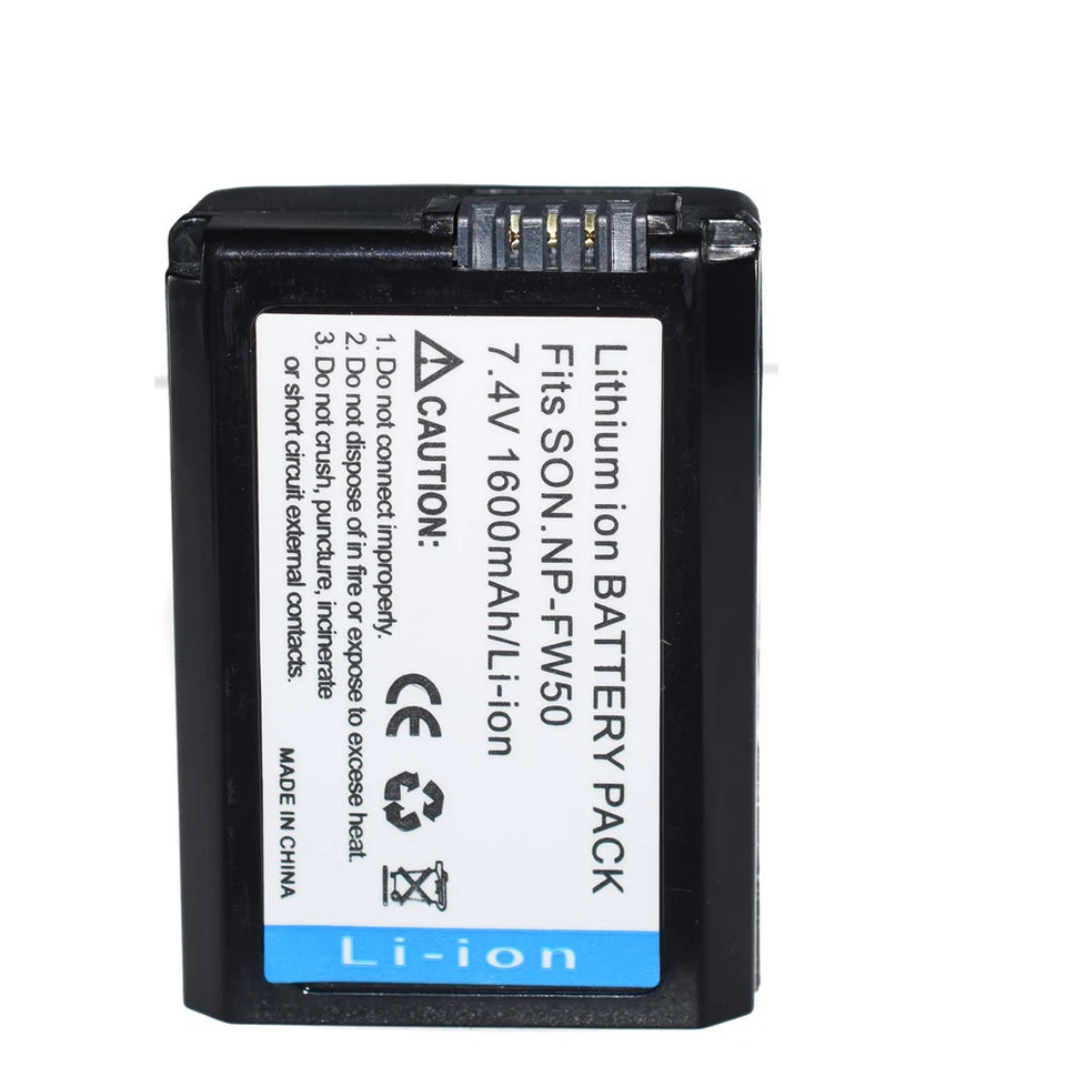New NP-FW50 Camera Battery For Sony NEX-3 NEX-5 NEX-6 Alpha 7R A35 A55 A6000 - Image 4 of 4