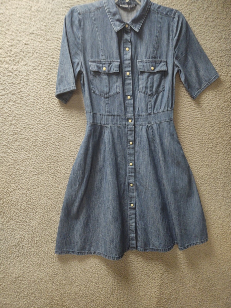 z1975 denim dress Zara Basic Shirt Womens Small Blue Denim Pearl Snap Buttons How to Buy Euphoria BAHIA MARIA Zara basic Z1975 HALTER MINI DRESS Color:Camel/Black Plaid