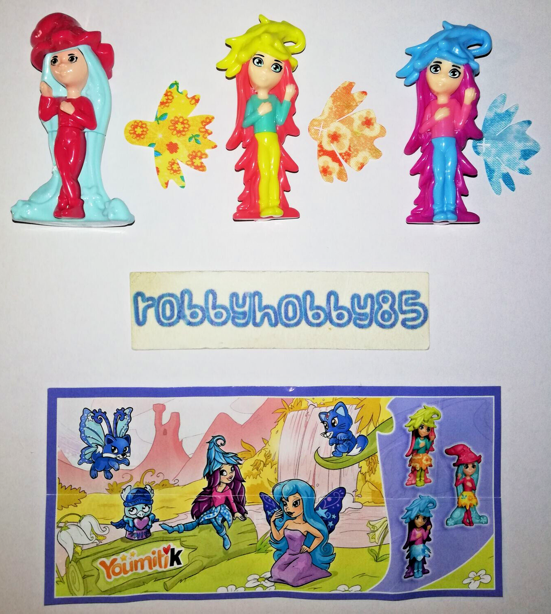 PALADINS OF THE WOODS COMPLETE SET 3 FIGURES KINDER JOY SURPRISE