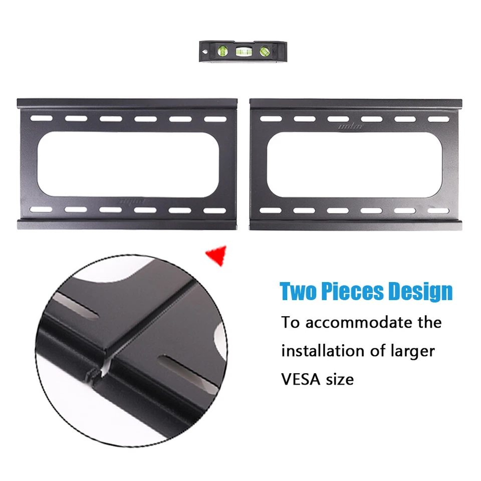 Soporte universal de montaje en pared para TV de pantalla plana inclinable 32 40 42 46 50 56 60 65 70 75" Foto 3 de 4