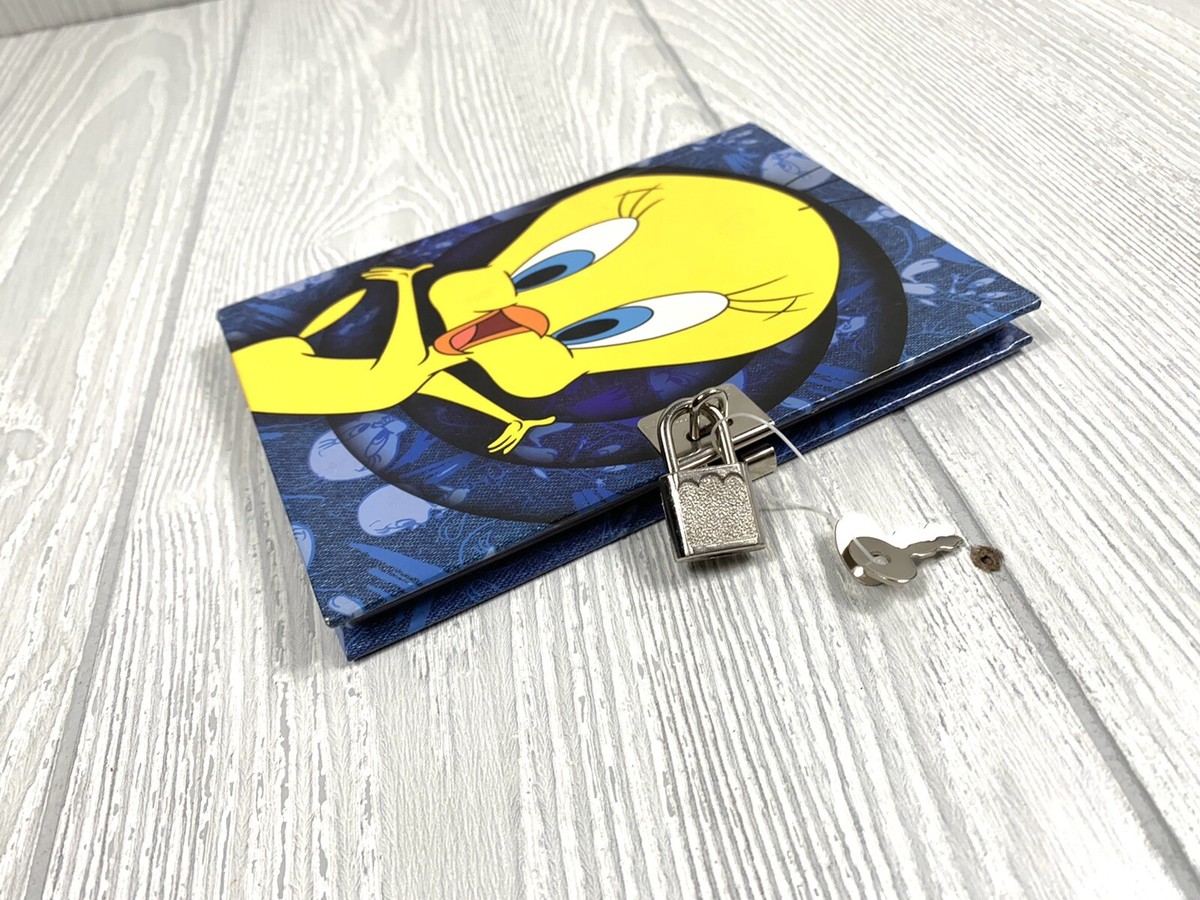 Warner Bros 1996 Looney Tunes Tweety Bird Diary 6.75”x 4.75 Has