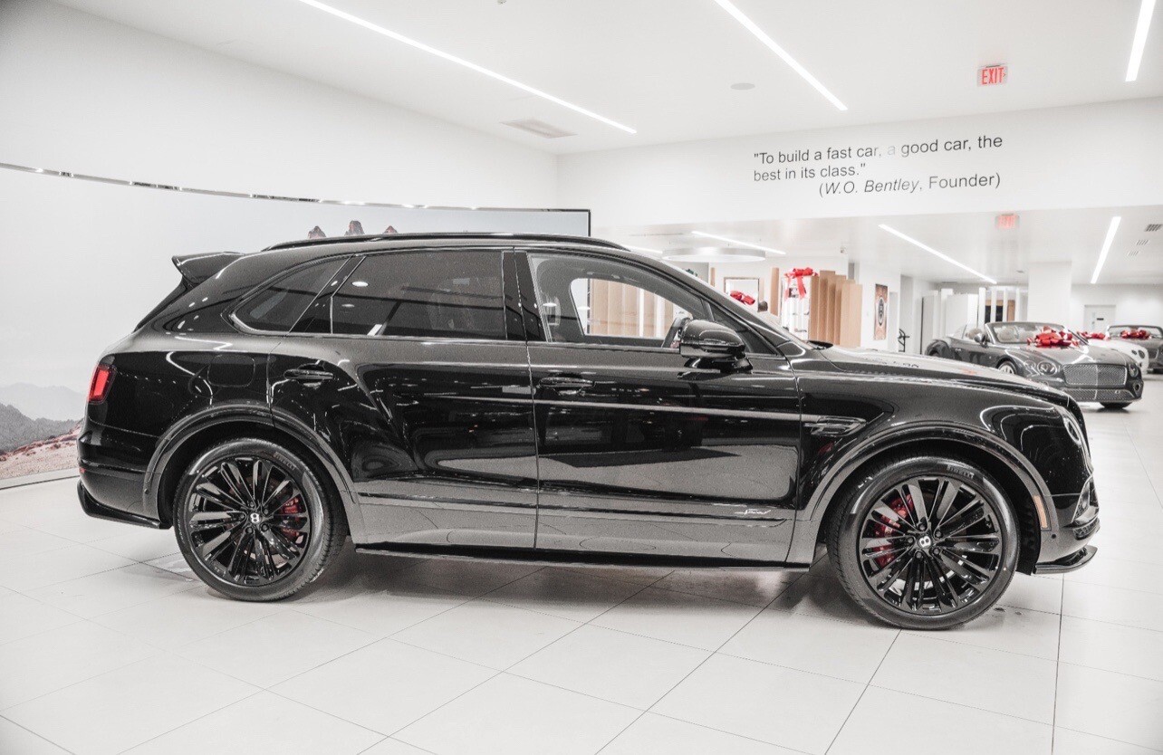 22” Bentley Bentayga PL71 Blackline SPEED Black Factory OEM Wheels Rims Tires