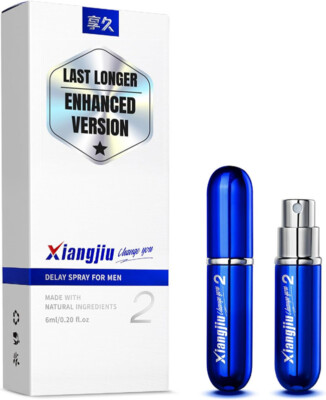 Delay Spray for Men Longer Sex, Non-numbing, Delay Ejaculation, 100% Natural