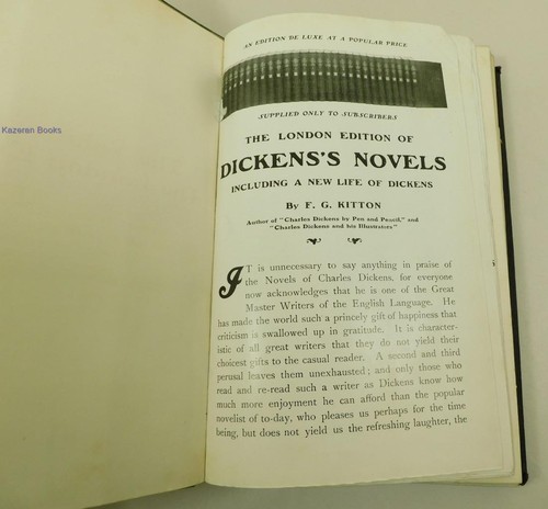 Edwardian Charles Dickens Publishers Subscribers Book Sample Illust'd Catalogue - Bild 4 von 23