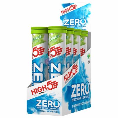 High5 Zero Elektrolyt Hydratation Tabs x 8 Röhren 160 Tabs High5 Energy Tabletten