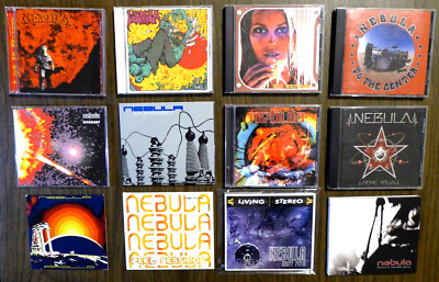 HUGE LOT OF 12  NEBULA  PRE-OWNED CD'S, VERY NICE CONDITION 1 SIGNED STONER BAND