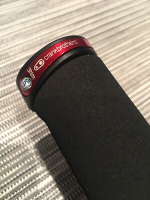 Poignées De Guidon En Cuir Velo Ergo, 135mm, Marron Foncé