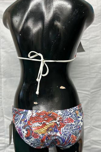 Two piece Chica Rica Bikini Dragon Print Shipped From The U.S. - Picture 2 of 2