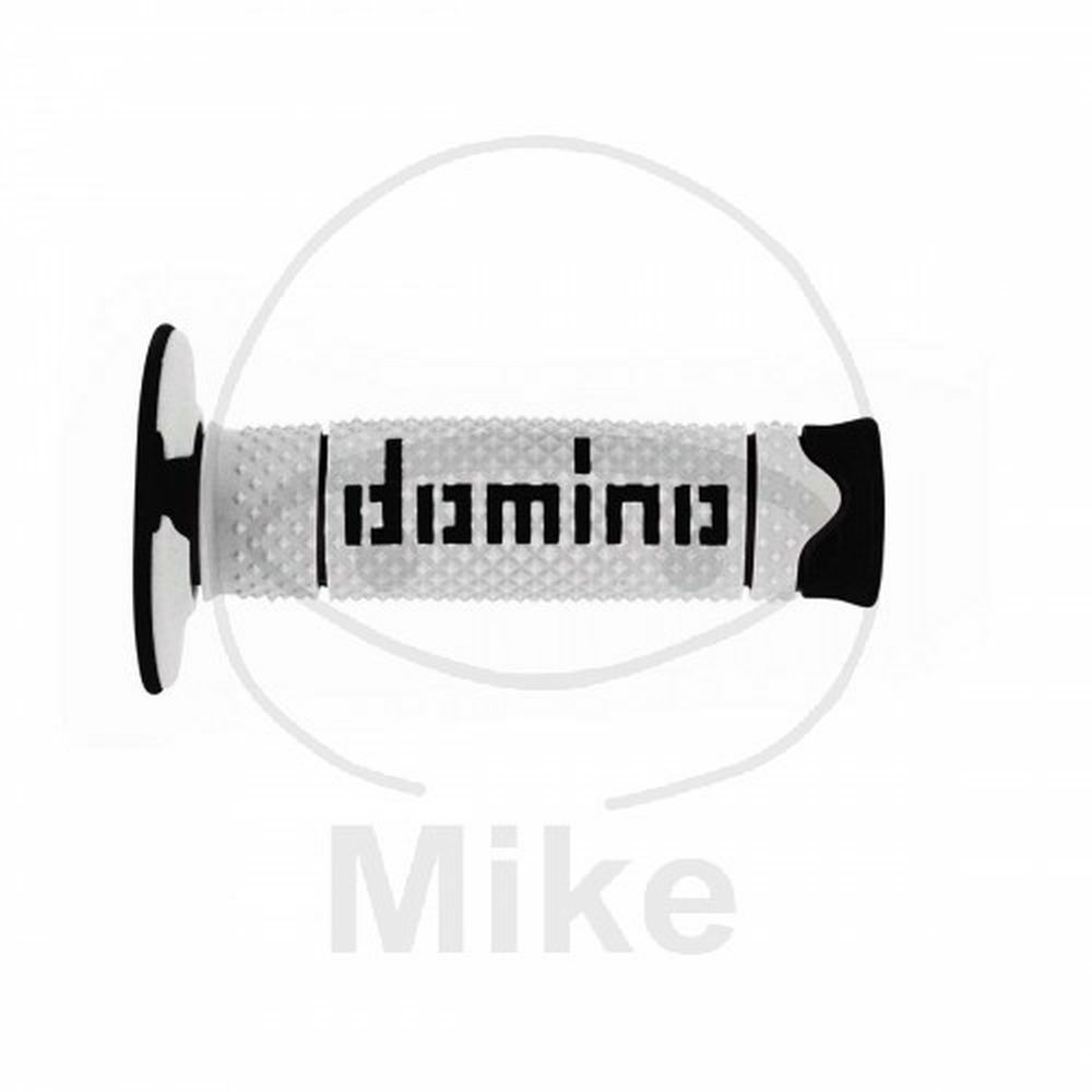 COPPIA MANOPOLE BIANCO/NERO D.22-24MM L.120MM CHIUSE A26041C4046A7-0 729.01.76