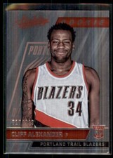 2015-16 Absolute Cliff Alexander Portland Trail Blazers RC #179 810/999