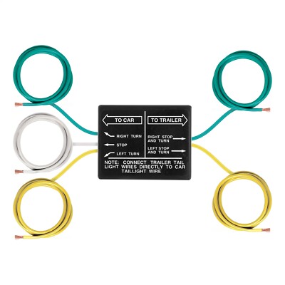 CURT 58240 Non-Powered 3-to-2-Wire Taillight Converter (Bulk)