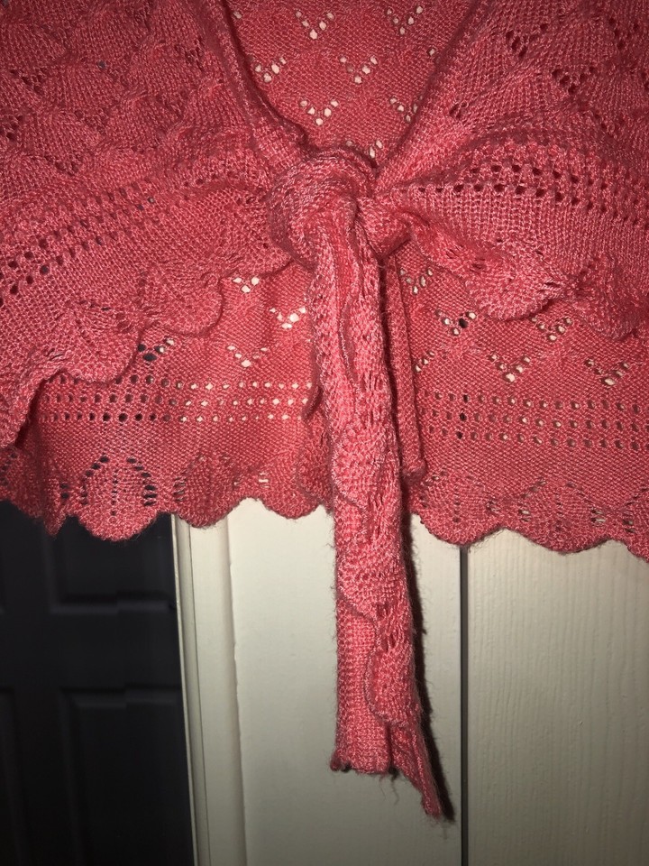 John Lewis Girls' Shrug Cardigan Pink 9 YEARS eBay