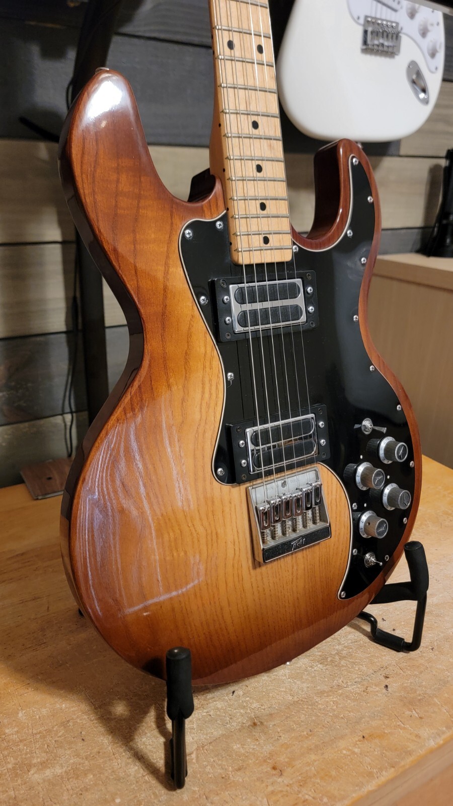 1980 Peavey T60 Electric Guitar Honey Burst Original W/OHSC 8.13Lbs