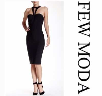 Few Moda Side With Me Black Dress MSRP $238