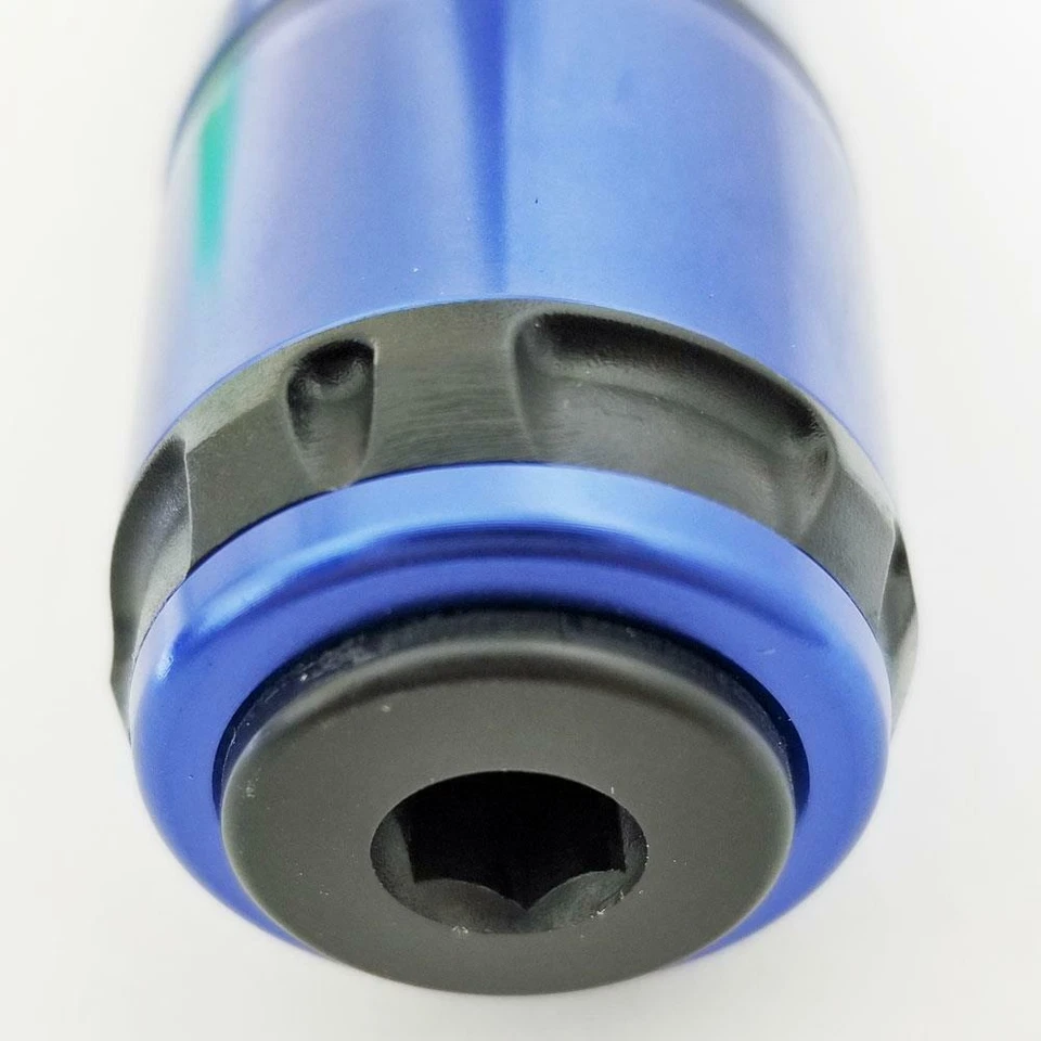 Kawasaki Ninja ZX6R ZX9R ZX10R ZX14R Blue Black Gel Grips Comfort Racing Hand - Image 3 of 3