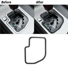 Automatic Gear Shift Cover Carbon Fiber Interior Trim For Toyota Tundra 2007-13