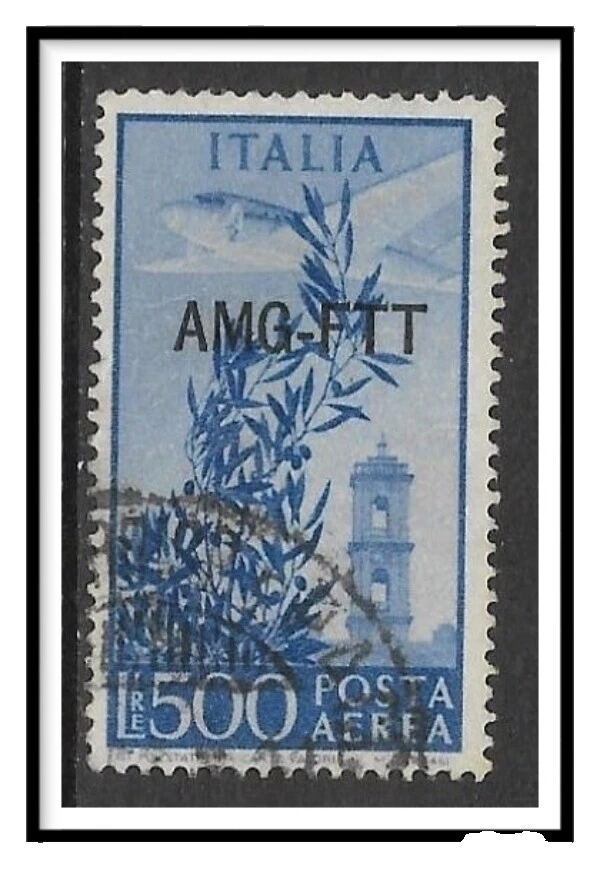 Used Air Mail Italian Stamps