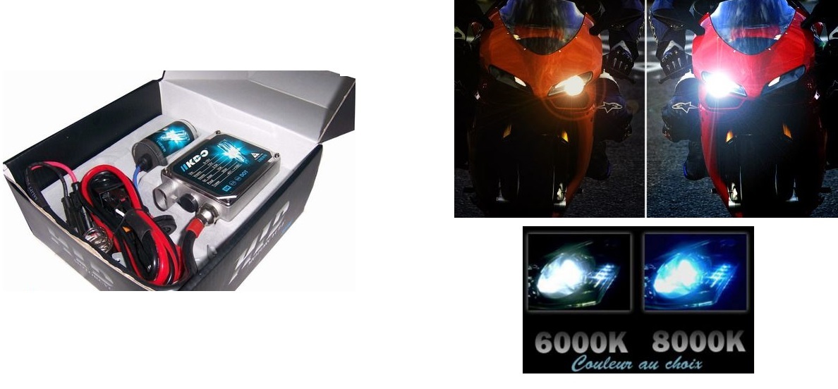 Kit Xenon Moto H7 solution contre le manque de visibilité Yamaha YZF-R125
