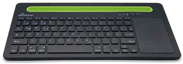 Mediarange MROS131 Mediarange Tastatur Wireless 78 Tasten Touchpad De Schwarz-image