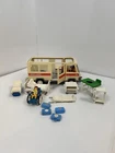 Vintage Playmobil 3456 Ambulance Lot 1985 No Top Hospital Extra Pieces