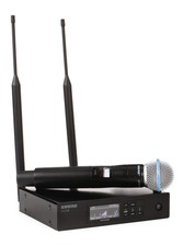 Shure QLXD24/B58 Digital Wireless Handheld Microphone System - H50 Band