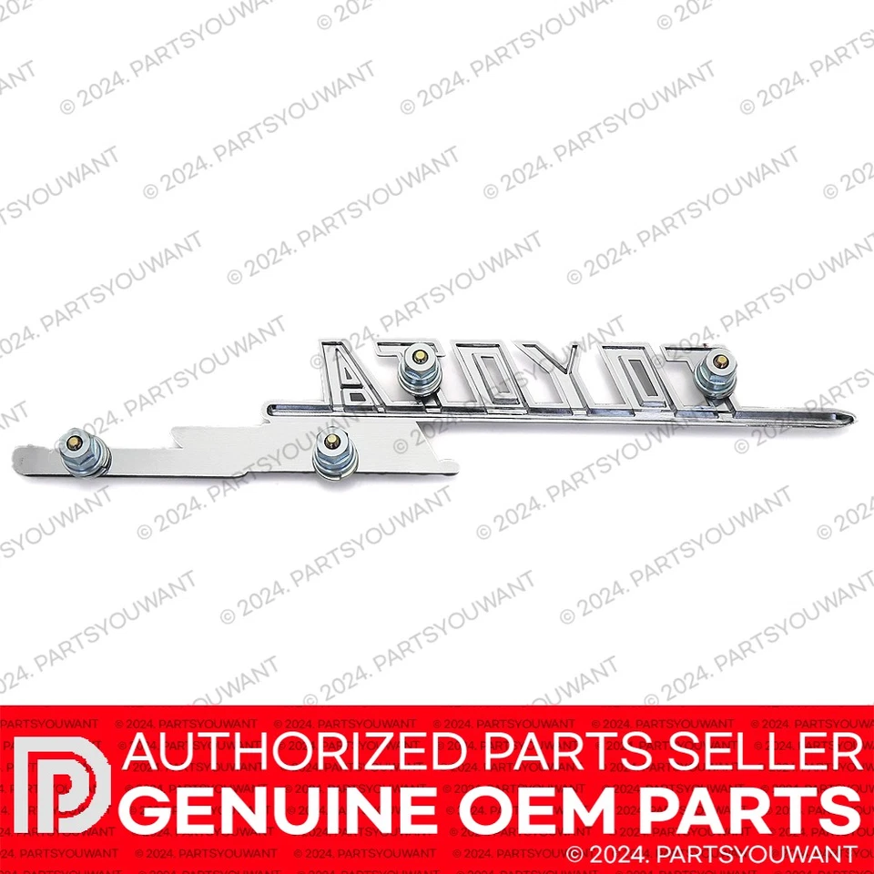 GENUINO Toyota 69-74 Land Cruiser OEM guardabarros delantero emblema insignia 75305-60011 Foto 4 de 4