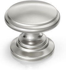 30 Pack Cabinet Knobs Brushed Nickel Cabinet Knobs round Silver Drawer Pulls Zin