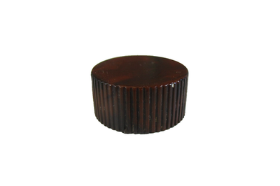 #ad Vintage Knob Brown Marbled Radio Amplifier 1 Inch Wide $10.00