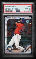 2019 Bowman Chrome Prospects Yordan Alvarez #BCP-123 PSA 10 GEM MT 3do