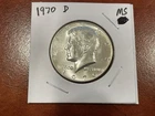 1970 D Kennedy Half Dollar BU - 40% Silver