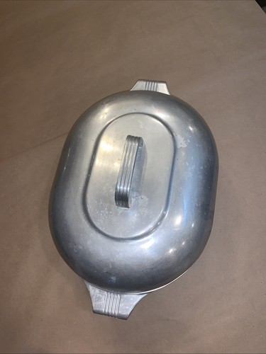 Wagner Ware Sidney 0 Magnalite 4265-P Aluminum Roaster w/ Lid & Trivet Nice H3 - Bild 5 von 19