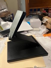 Monitor Stand, Adjustable Folding Metal LCD TV Desk Stand with VESA Hole New 