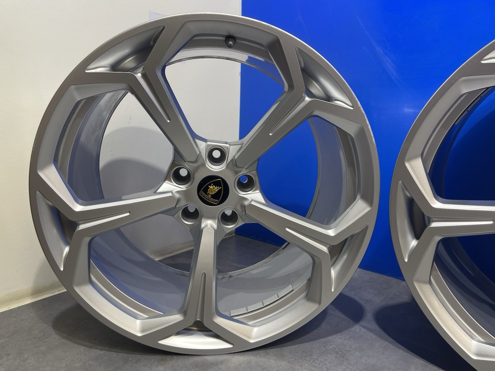 22" Lamborghini Urus Silver Factory OEM Forged Wheels rims