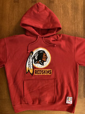 Vintage Nutmeg Mills Washington Redskins Hoodie size L USA Made