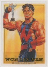 CLEAR CUT Marvel Masterpieces 92 Platinum Card 93 Joe Jusko Art ~ Wonder Man