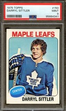 1975 Topps DARRYL SITTLER #150 Hockey Card PSA 9 MINT