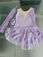 vestito pattinaggio artistico danza 9-10 Anni