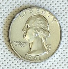 1961 25C Washington Proof Quarter - #2