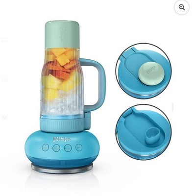 Ninja BlendBoss Personal Blender 1200W Blue Raspberry Smoothie Maker 26oz NEW