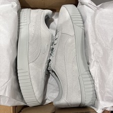 Puma Carina 2.0 Sd Lace Up Womens Grey Sneakers Casual Shoes 39494202