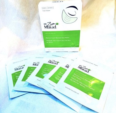 Murad Retinol Youth Renewal Eye Masks 5 Pc Anti-Aging Under Eye Patches Firming