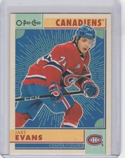 2022-23 OPC Hockey Retro #307 Jake Evans - Montreal Canadiens