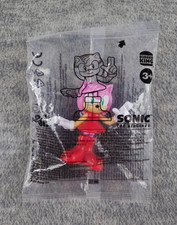 Amy Rose Pink Hedgehog Sonic the Hedgehog 2025 Burger King Toy Figure NEW