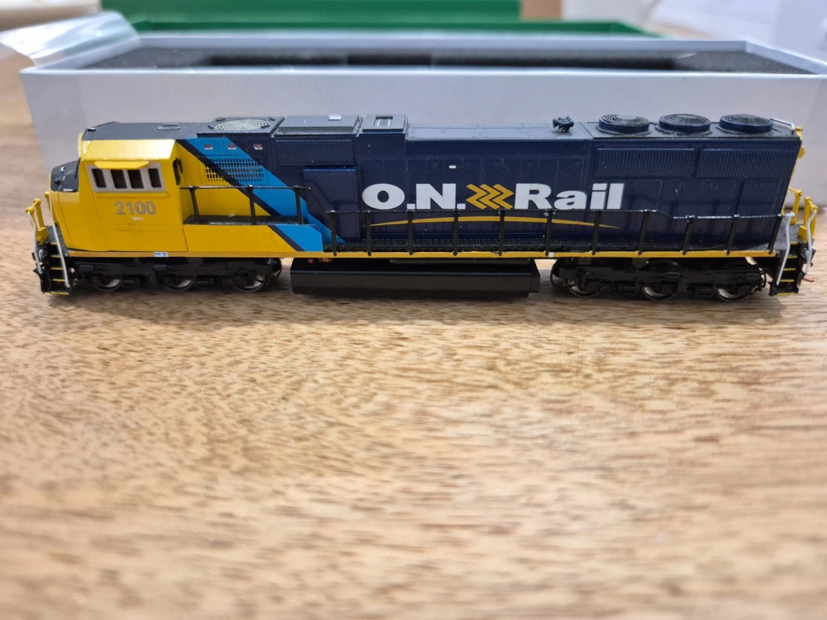 Overland Models Brass N scale EMD SD75 Diesel Loco ONR #2100 - DC Only