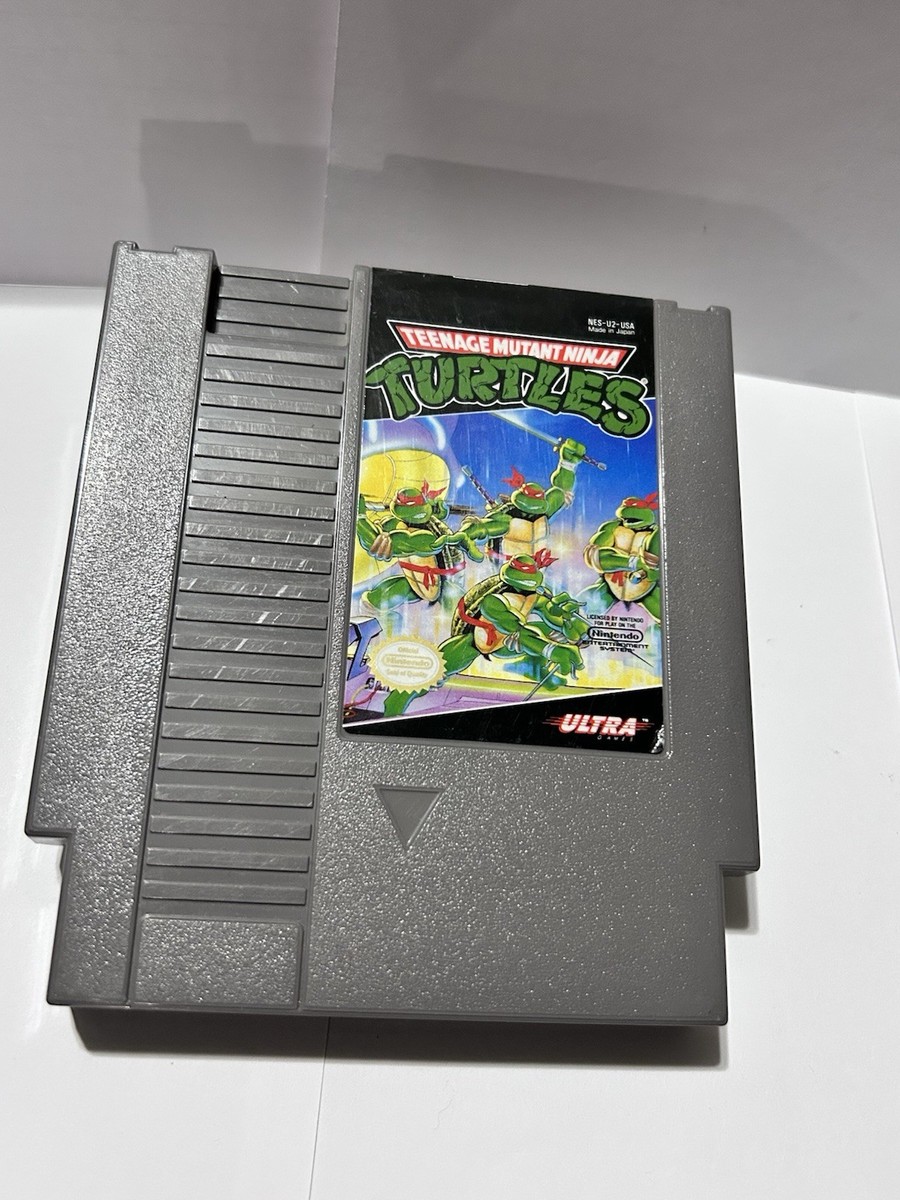 TEENAGE MUTANT NINJA TURTLES VIDEO GAME Nintendo System 1985