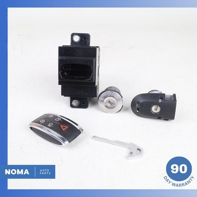 09-15 Jaguar X250 XF XFR Ignition Module Lock Barrel Set / Key Fob OEM